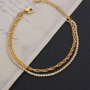 Double-Layered Stainless Steel Bracelet